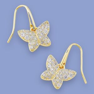 COPY - NWT Kendra Scott Lillia Crystal Drop Butterfly Earrings